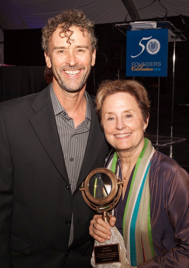 UCSC Foundation Award, given to Alice Waters, 2015